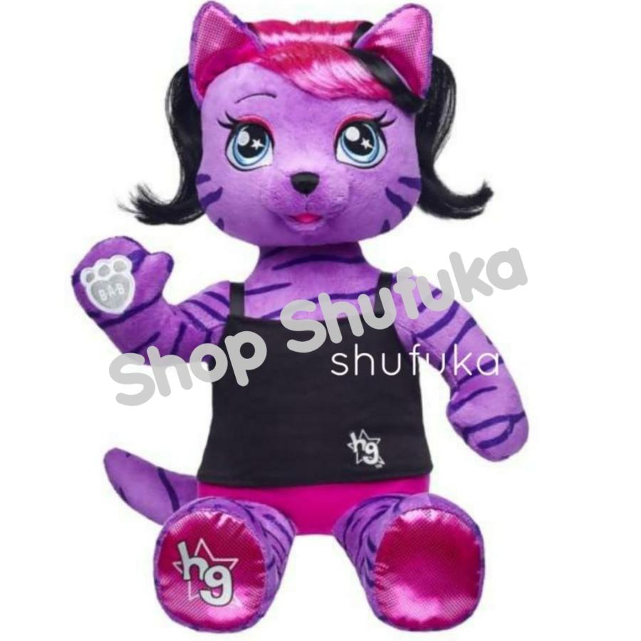 ビルドアベア ハニーガールズ ぬいぐるみ 箱付き パープル 紫