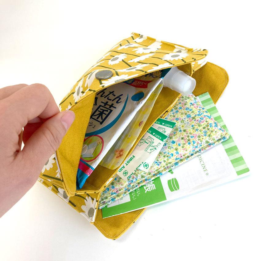 クラフトハートトーカイ 作り図 かんたんマチ付 ぺたんこポーチ