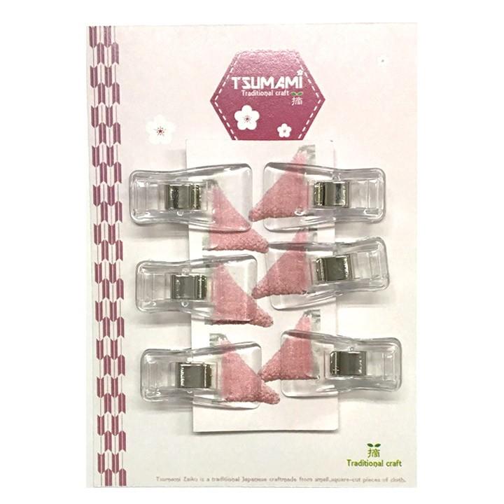 つまみ細工用 仮止めクリップ 6個入 TP-22 | 便利グッズ 裁縫道具