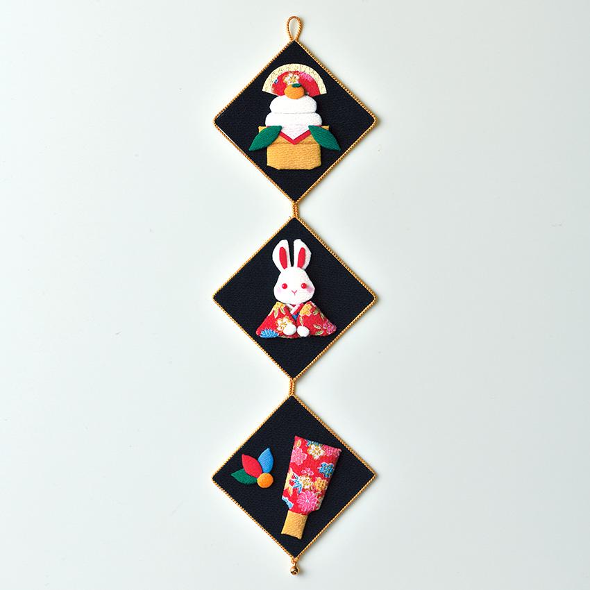 干支キット うさぎのタペストリー LH-182 干支卯 | 手芸キット 手作り