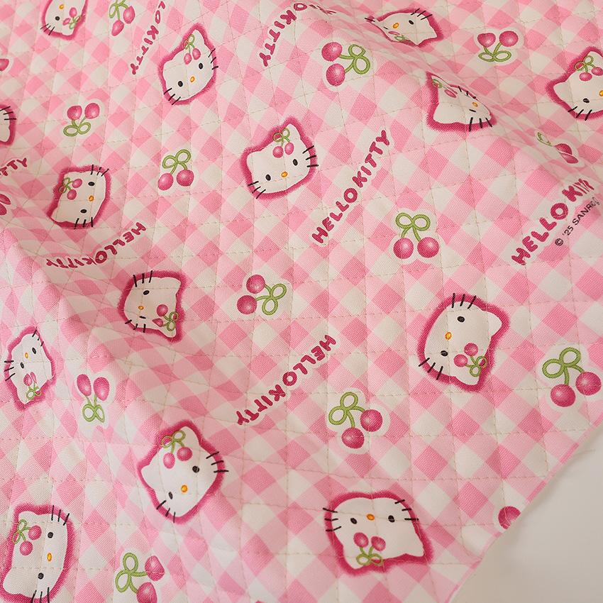 sanrio（サンリオ） ハローキティ サクランボ オックスキルト 50cm単位