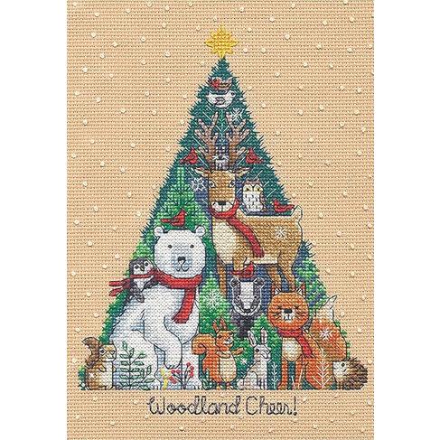 Dimensions クロスステッチキット クリスマス Woodland Cheer 動物たち