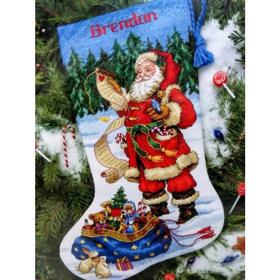 クロスステッチキット クリスマス DIMENSIONS ストッキング Santa's