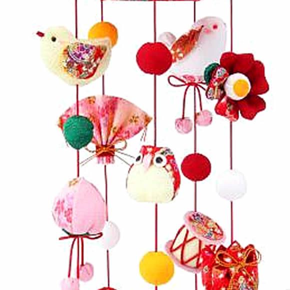 送料無料 ひなまつり京ちりめん細工 つるし飾りキット つるし雛 キット