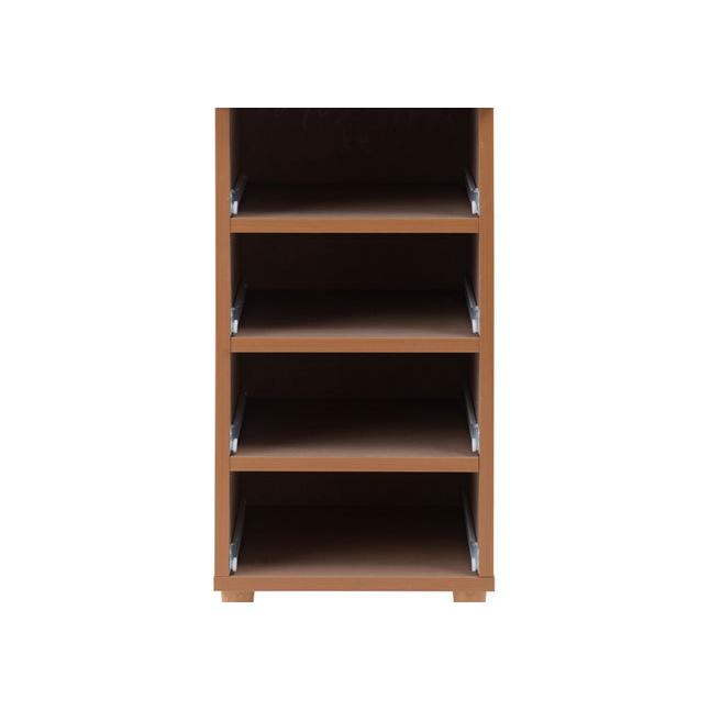 チェスト 引き出し収納 4段 コンパクト 省スペース 幅40 高さ83 木目柄