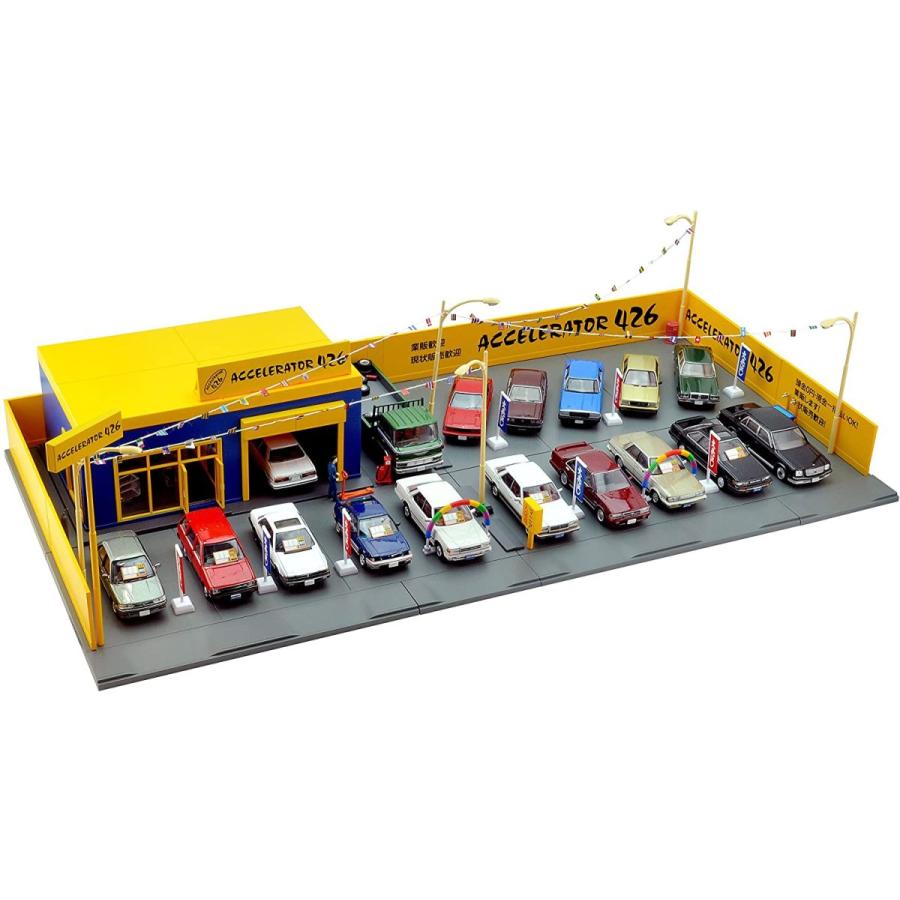 トミーテック トミカラマ ヴィンテージ 04c 1/64 中古車店 アクセル426