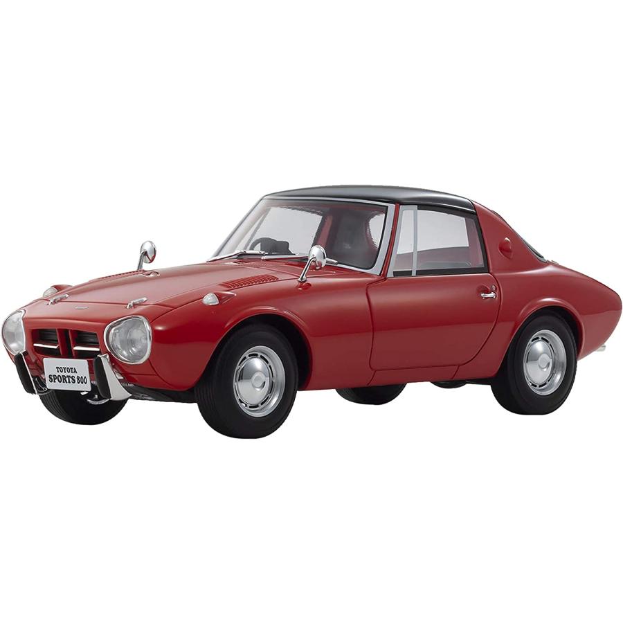 京商 samurai 1/18 トヨタ スポーツ 800 レッド 完成品 KSR18043