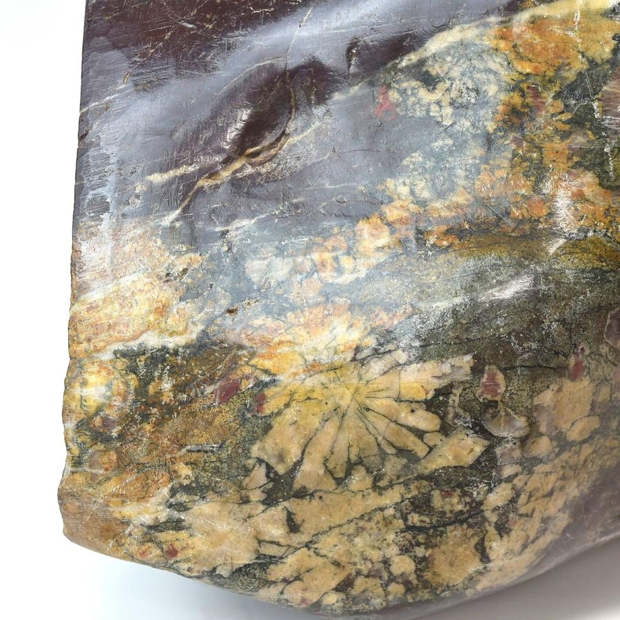 趣楽】 希少 国産 天然特大菊花石 高さ49cm 重量45，1kg 本物