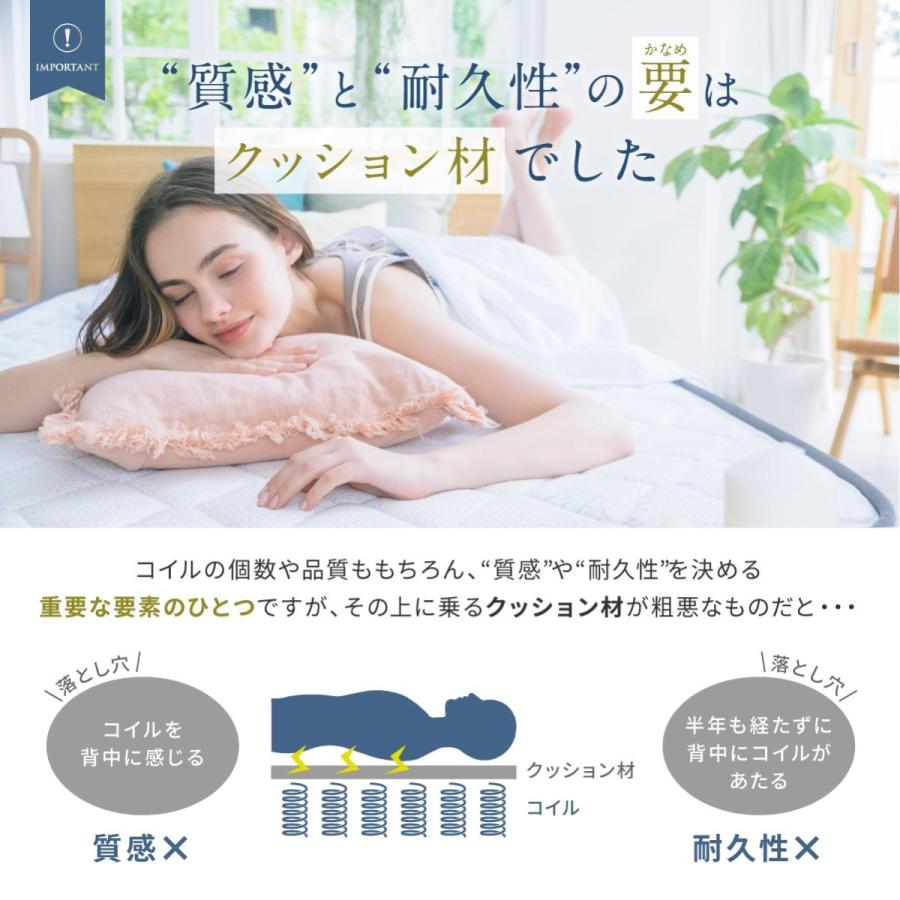 GOKUMIN ゴクミン マットレス セミダブル プレミアム ボンネルコイル