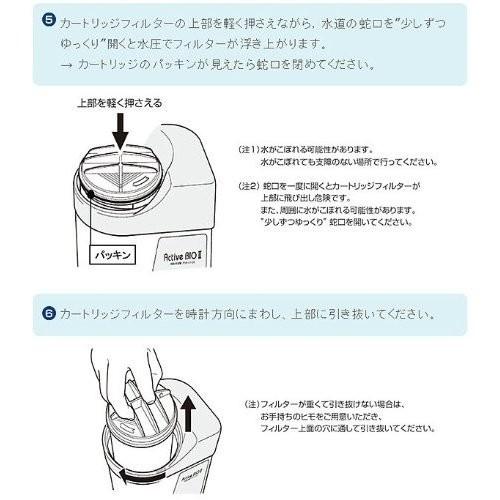 整水器アクティブビオ 交換用カートリッジ 送料無料 高岳製作所 CFS-LA