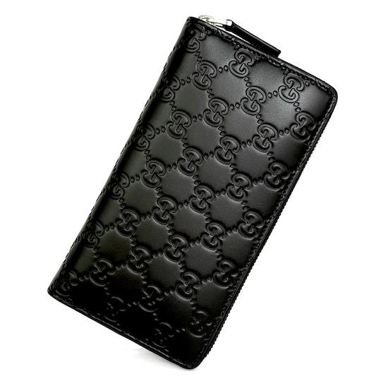 GUCCI（グッチ） 最新作!! メンズ 長財布 グッチシマ ラウンドジップ