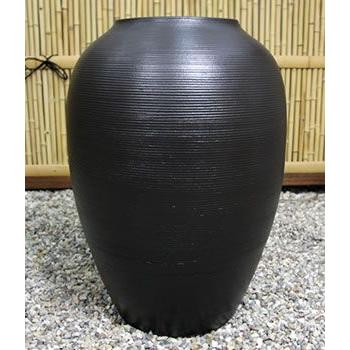 大壺 傘立て 花入れ 陶器 大型 おしゃれ 信楽焼 傘入れ 花瓶 モダン 黒