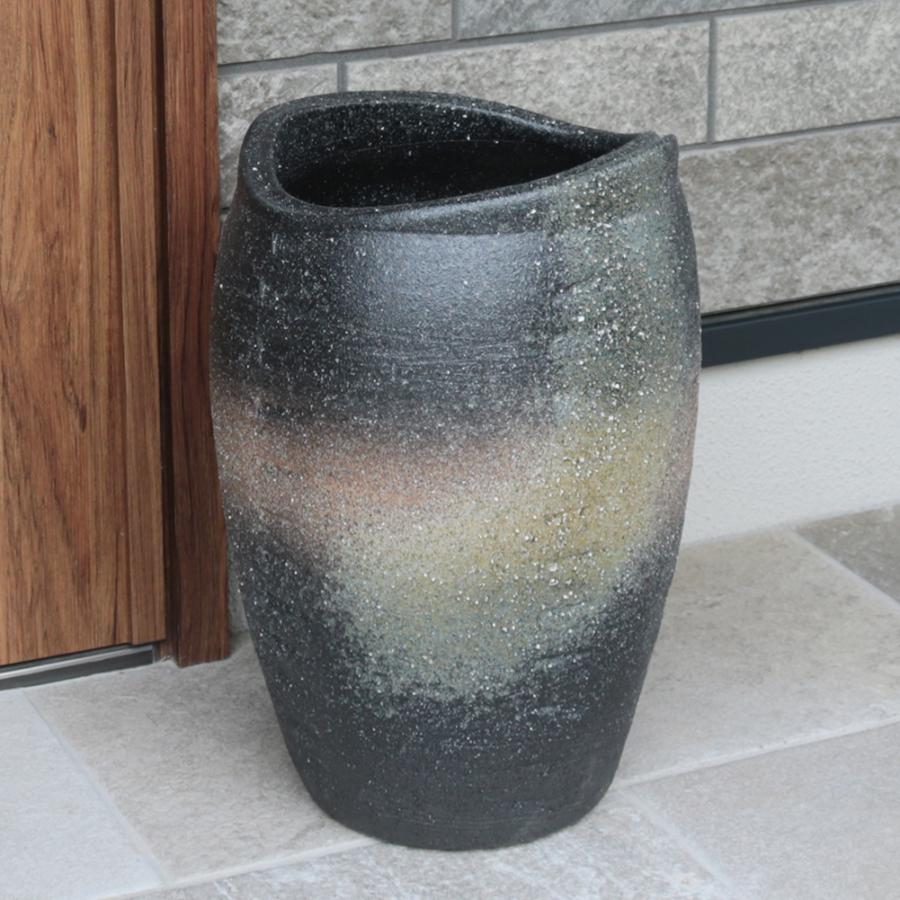 傘立て 陶器 おしゃれ 信楽焼 かさたて 和風 傘入れ モダン 玄関 新築