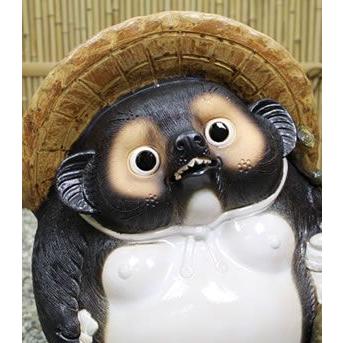 信楽焼 20号福ひねり狸 たぬき タヌキ 開運 縁起物 可愛い 陶器 商売