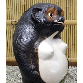 信楽焼 20号メス狸 たぬき タヌキ 開運 縁起物 可愛い 陶器 商売繁盛