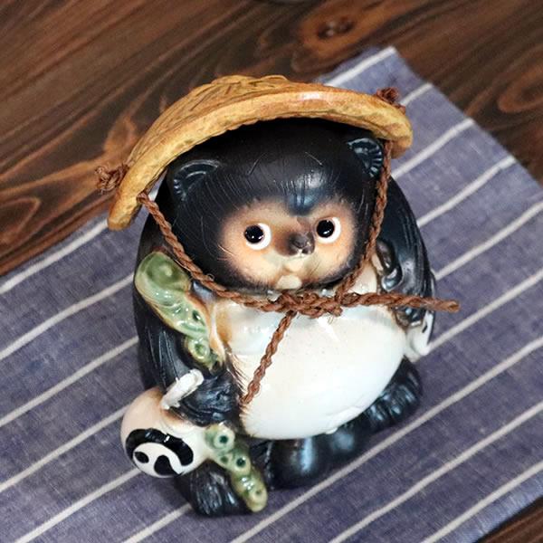 信楽焼 狸 陶器 たぬき タヌキ 開運 かわいい 和風 商売繁盛 新築祝