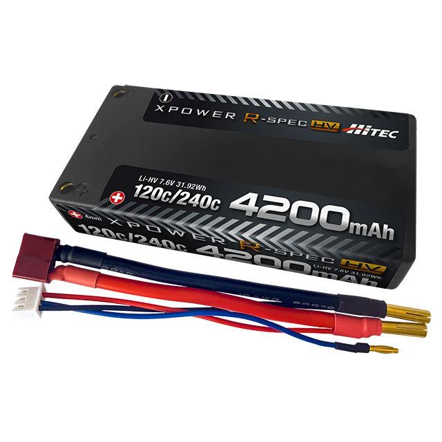 HiTEC（ハイテック） XPOWER R-SPEC HV Li-HV 7.6V 4200mAh 120C/240C