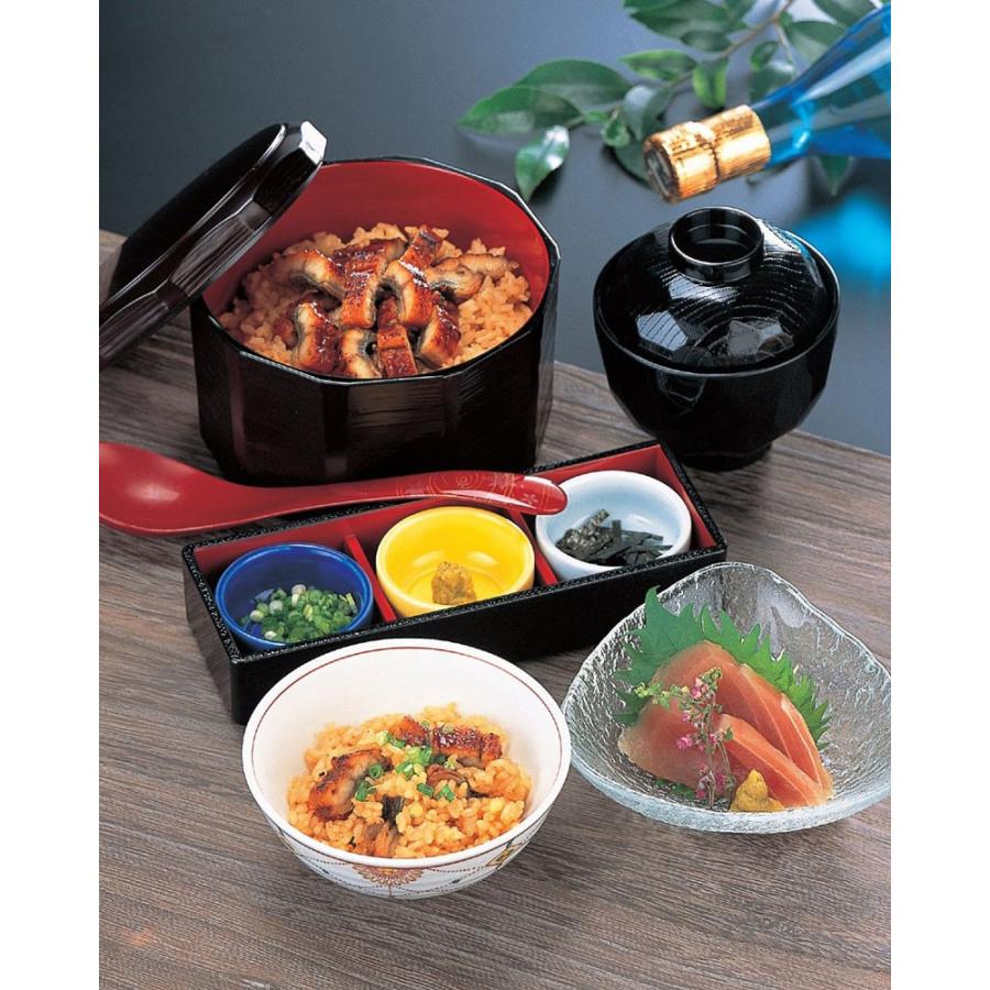 耐熱木彫多用丼 中 溜内朱 うなぎ 重箱 容器 ひつまぶし 鰻 土用の日