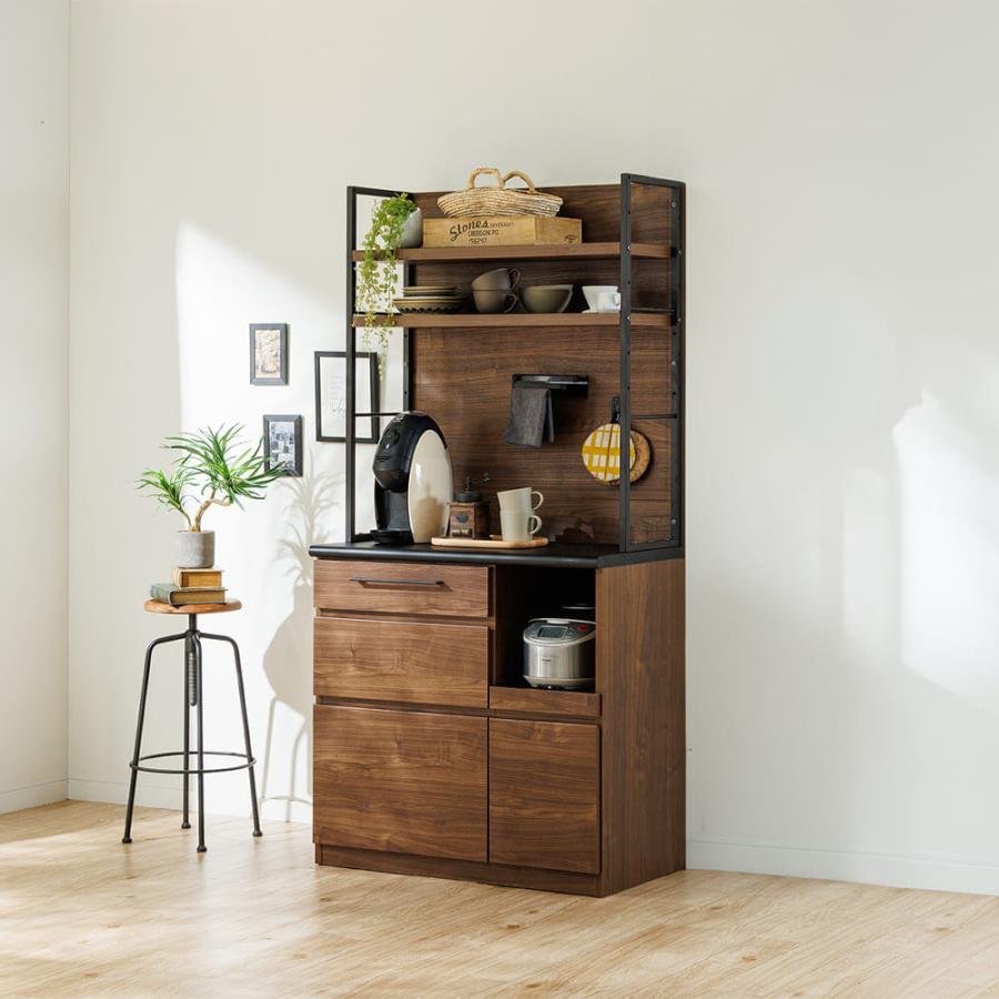 配送員設置) キッチンボード ホルツ90 OP WN : 島忠・ホームズ