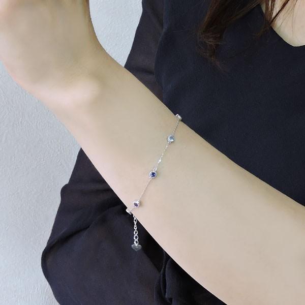 ロードライトガーネット アメジスト シトリン ブレスレット k18