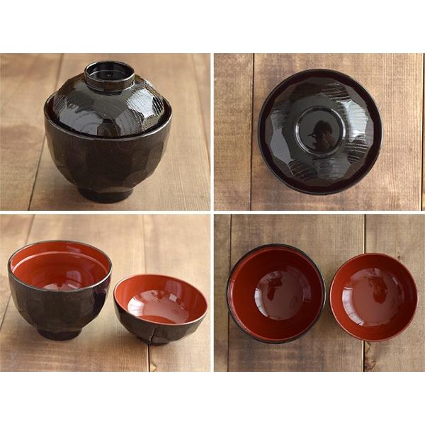 蓋付吸物椀 亀甲 日本製 和食器 汁椀 お椀 吸物椀 お吸い物 スープ