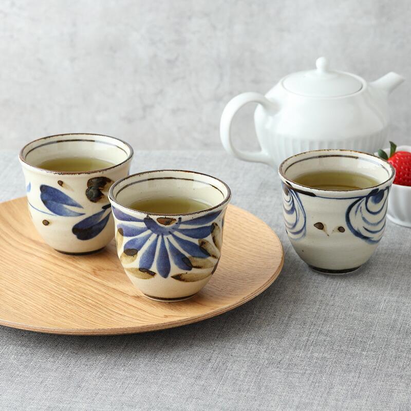 湯呑 210cc 民彩 陶器 湯呑み 湯飲み ゆのみ 湯のみ コップ カップ