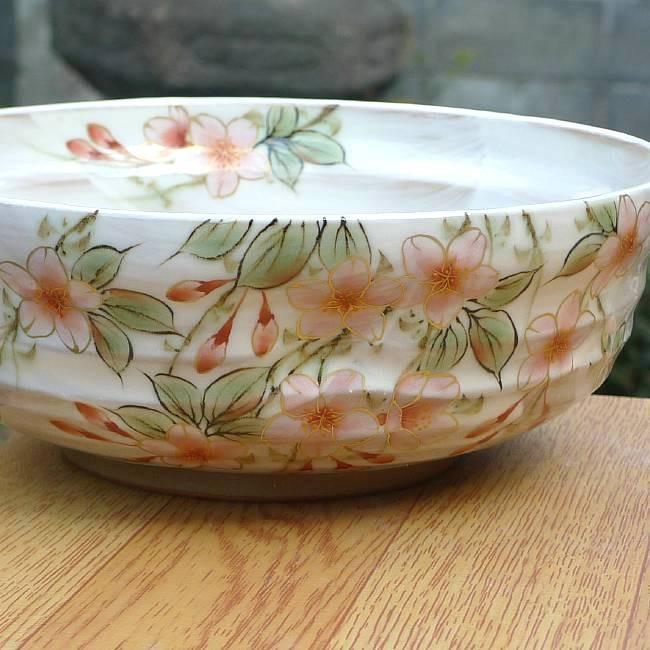 京焼 清水焼 白掛しだれ桜6寸鉢 陶あん : 松韻堂 Yahoo!店 - 通販