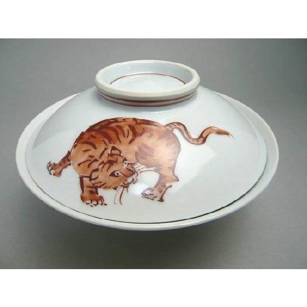 京焼 清水焼 干支赤虎 蓋付ご飯茶碗 : 松韻堂 Yahoo!店 - 通販 - Yahoo