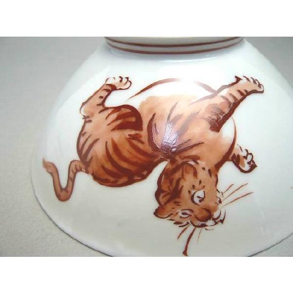 京焼 清水焼 干支赤虎 蓋付ご飯茶碗 : 松韻堂 Yahoo!店 - 通販 - Yahoo