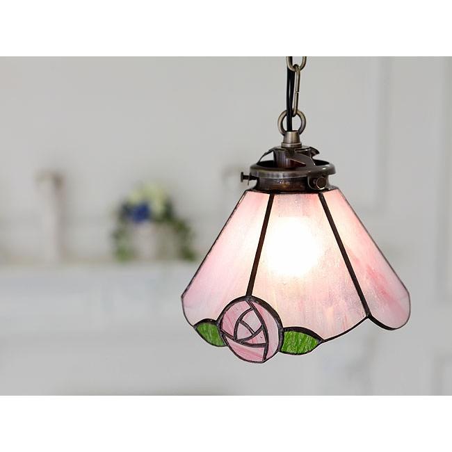 照明器具 天井 吊り下げ ペンダントライト バラ ポイント利用 ステンド