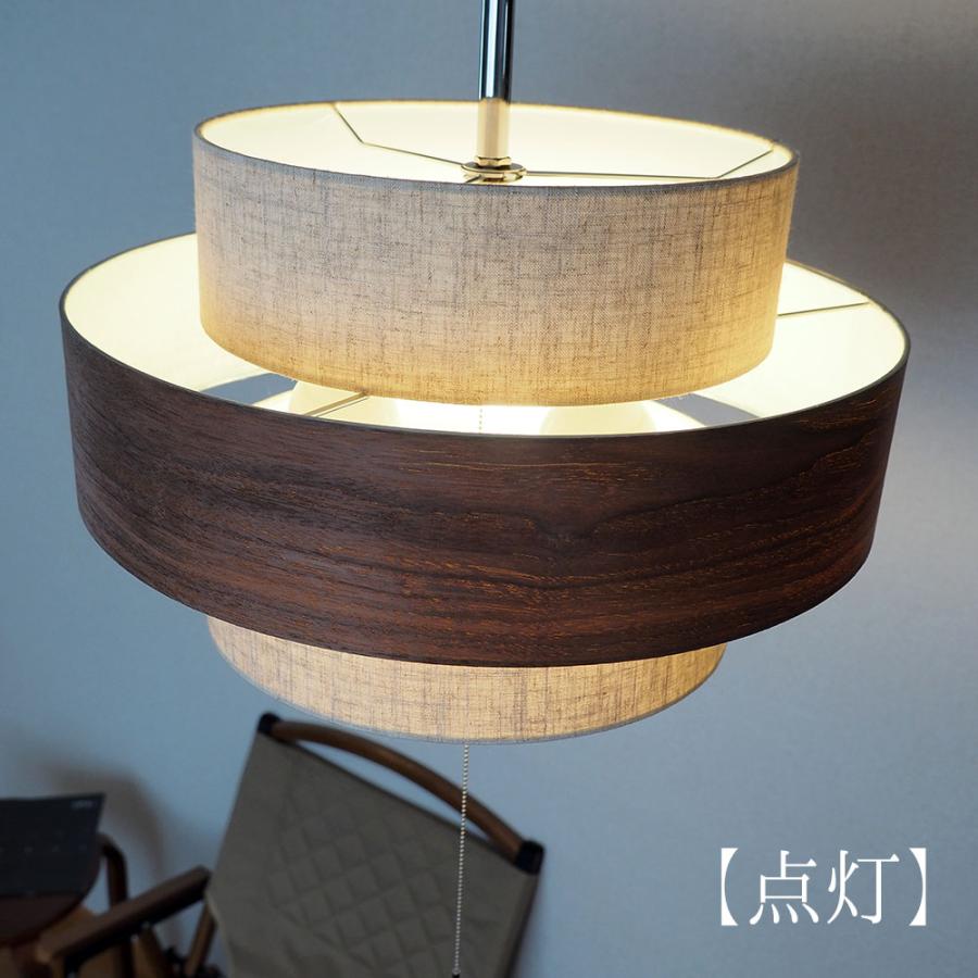 ペンダントライト ファブリック 布 3灯 シンプル モダン 寝室 照明