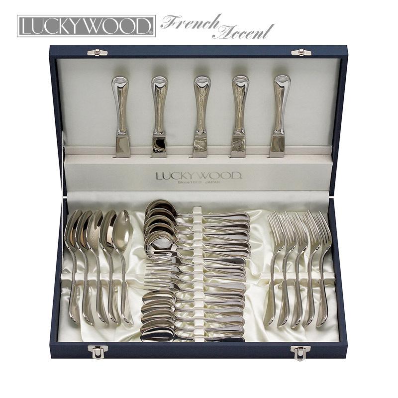 LUCKY WOOD（ラッキーウッド） カトラリーセット ナイフ フォーク