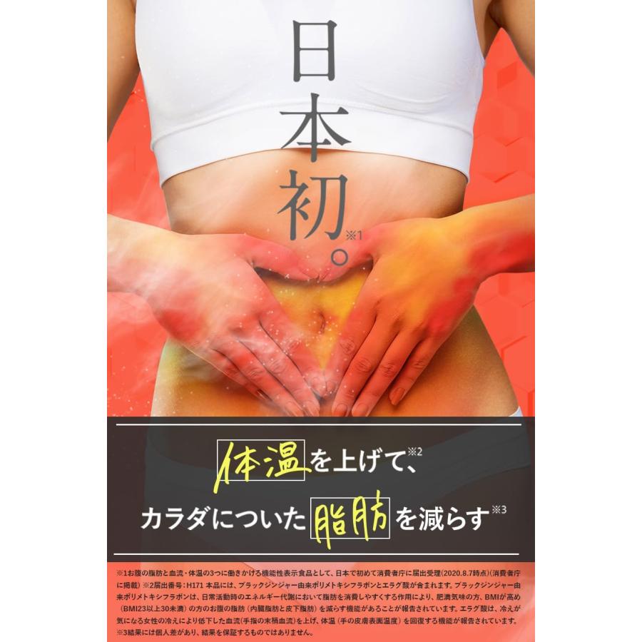 スリリンファイア SLILIN F 90粒 温活 脂肪燃焼 皮下脂肪 ブラック