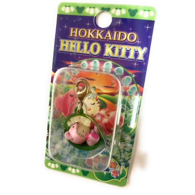 ご当地キティ 北海道限定 すずらんベアキティ ゆりかごファスナー