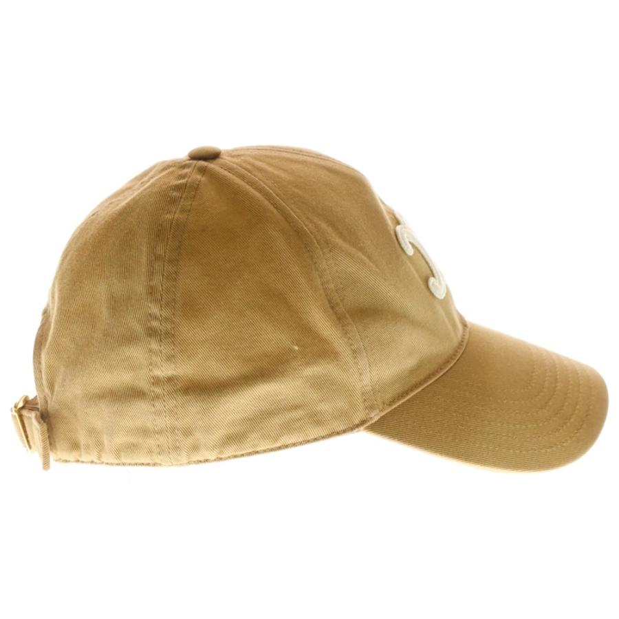 CELINE（セリーヌ） トリオンフ キャップ 帽子 ブラウン ベージュ