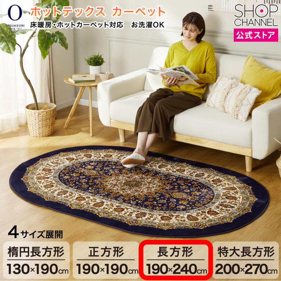 大津毛織 洗える 軽量 あたたかい 吸湿発熱ホットテックス カーペット