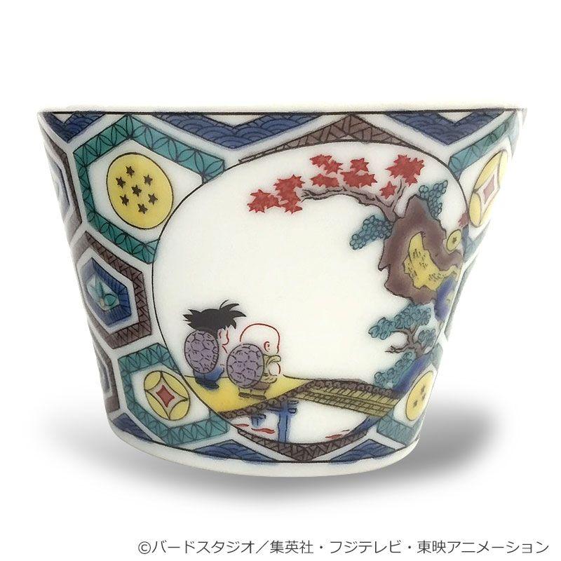 フジテレビ限定】ドラゴンボール 九谷焼ミニカップ 古九谷風亀仙人修行