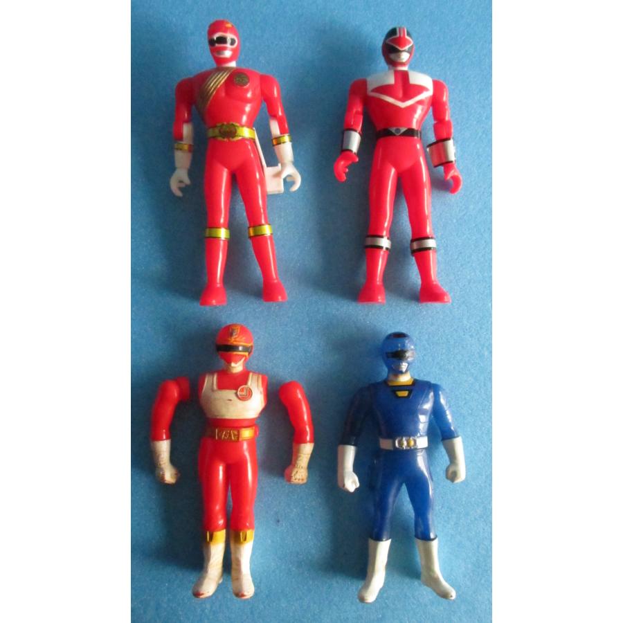 バンダイ ソフビ2体＆フィギュア2体 チェンジマン ガオレンジャー カー