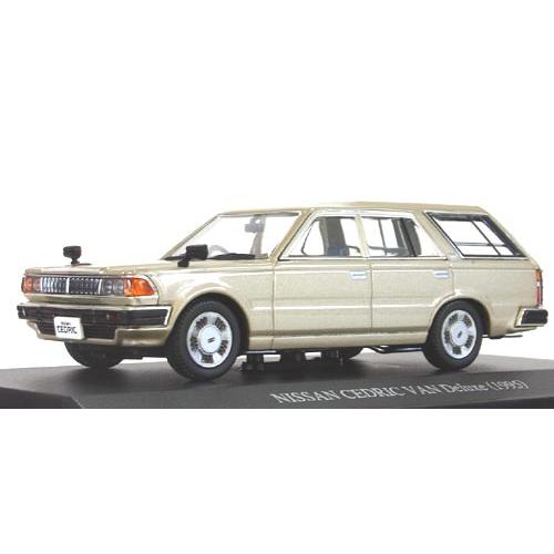 青島文化教材社 アオシマ 1/43 J07713 Y30セドリックバン後期DX 銀