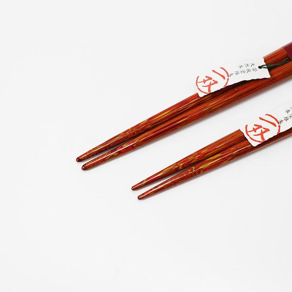 箸 木製 百回塗り 八角 富士 お箸 おはし 八角箸 若狭塗 日本製 国産