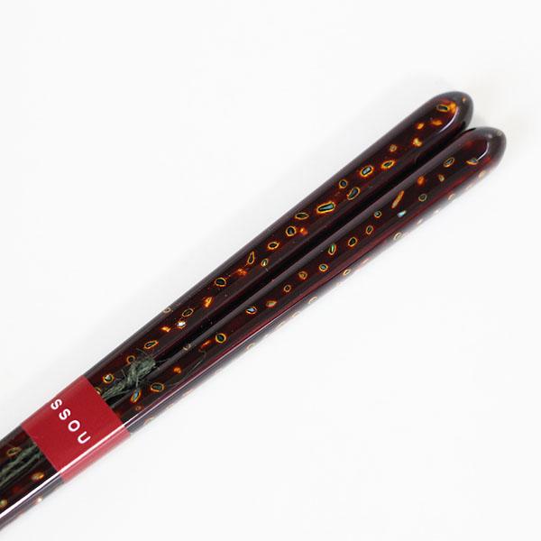 箸 古代若狭塗 磯時雨 伝統工芸 漆塗り 螺鈿 1膳 一膳 お箸 おはし