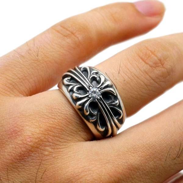 フローラルクロスリング シルバー925 メンズ レディース 指輪
