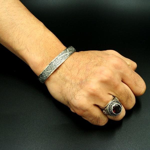 ZOCALO（ソカロ） アイビー クロス バングル ホワイトCZ (シルバー950