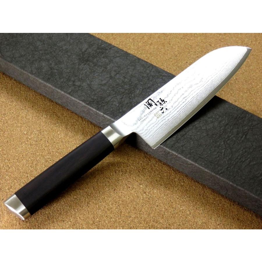 関孫六 包丁 小三徳包丁 14.5cm (145mm) 関の刃物 貝印 ダマスカス 33