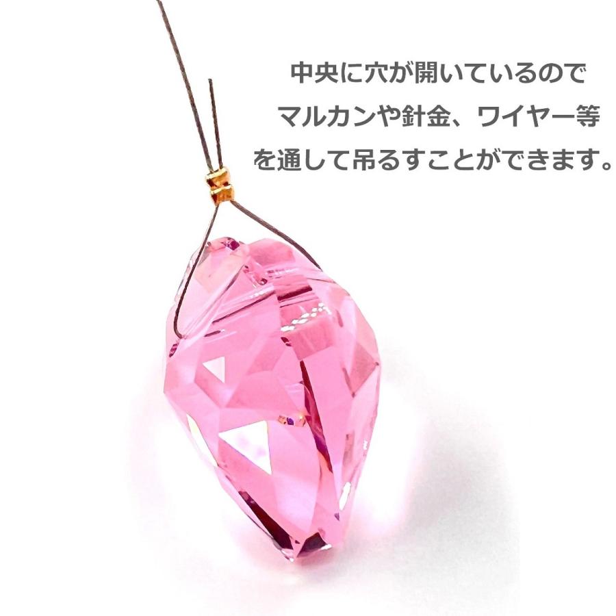 ハート型 30mm 6個セット クリスタルガラス サンキャッチャー