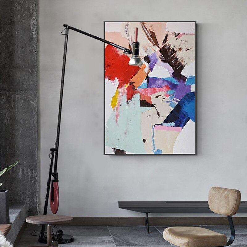 北欧 抽象 額付 アートポスター おしゃれ アート 絵画 壁 絵 抽象画