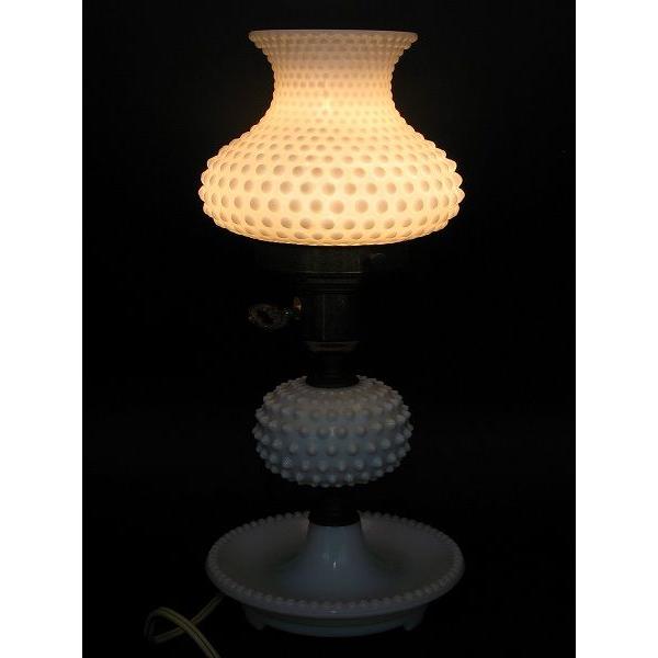 アンティーク FENTON フェントン ホブネイル スタンドライト 卓上照明