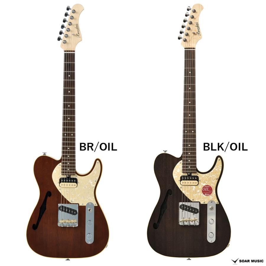 Bacchus（バッカス） T-HOLLOW セミホロー 国産 エレキギター