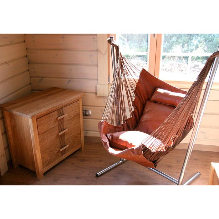 KOMFORTA コンフォルタ ハンモックチェア：本革レザー スペイン製 自立
