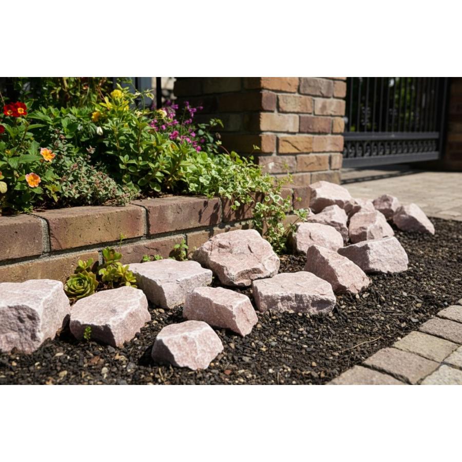 庭石 ロックガーデン 石 大 割栗石 クラッシュロック ロックガーデン用